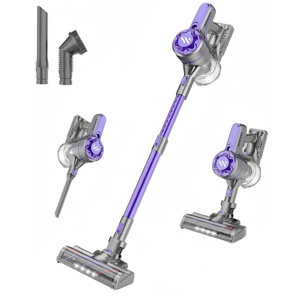 MBTTODF Cordless Vacuum Cleaner 6-in-1 Stick Handheld LED Pet Hair Floor